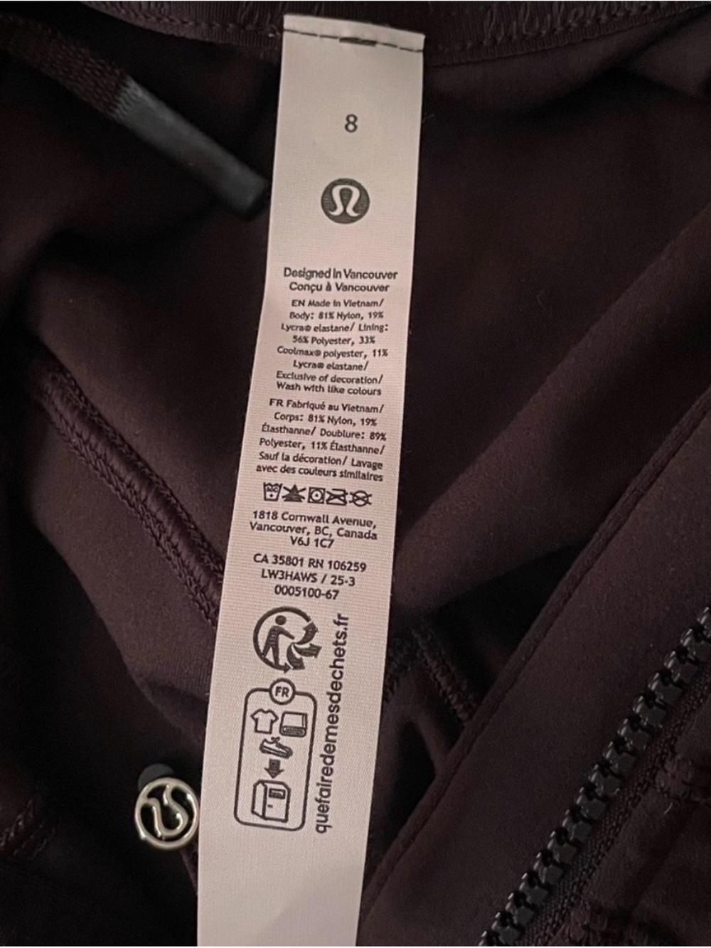 Lululemon 3-Piece Brown Activewear Set Define Hoodie, Flare Pants & Swiftly Tee! - Picture 5 of 10
